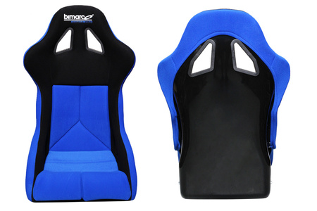 Fotel Sportowy Bimarco Cobra PRO Welur Blue-Black FIA