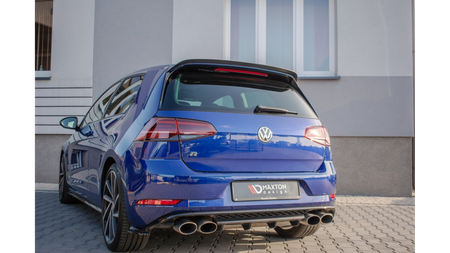 Przedłużenie Spoilera Volkswagen Golf 7 R v.1 Gloss Black