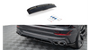 Splitter Audi SQ8 4M Rear Central with Diffuser Gloss Black