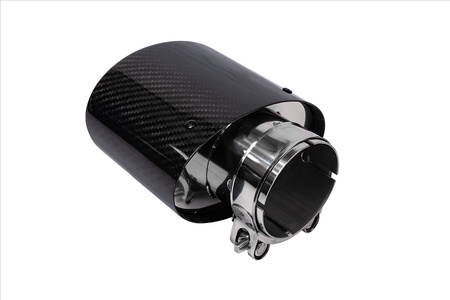 Końcówka tłumika 150x90mm wejście 67mm Carbon Gloss