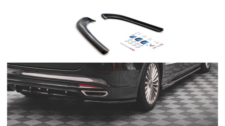 Splitter Ford Mondeo V Tył Boczne Gloss Black