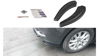 Splitter Mazda 3 III Facelift Tył Boczne Gloss Black