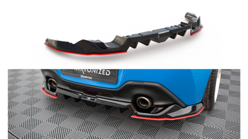 Splitter Toyota GR86 Rear Central with Diffuser v.2