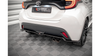 Splitter Toyota Yaris IV Rear Central with Diffuser v.2 Gloss Black