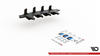 Diffuser Mercedes-Benz C C205 C43 Rear Racing Durability Black