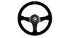 Steering wheel SLIDE 350mm offset:90mm Suede Black