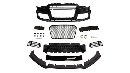 Front bumper + Grill Chrome-Black Audi A5 8T 13-16 RS5 Style