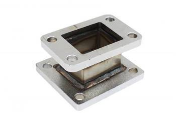 Flange reduction under turbo T3-T4