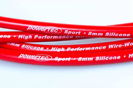 Przewody zapłonowe PowerTEC MITSUBISHI ECLIPSE II 4G63 4G63T 95-98 Czerwone