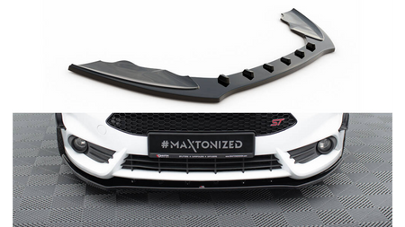 Splitter Ford Fiesta VII Facelift ST przód v.1 Gloss Black