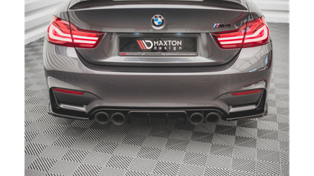 Splitter BMW 4 F82 M-Pack Tył Boczne v.3 Gloss Black
