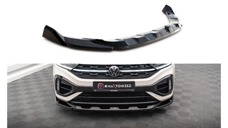 Splitter Volkswagen T-Roc Facelift R R-Line Front v.2 Gloss Black