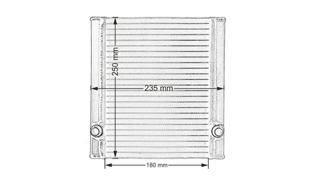 TurboWorks Racing radiator Mercedes A45 CLA45 AMG 2013+