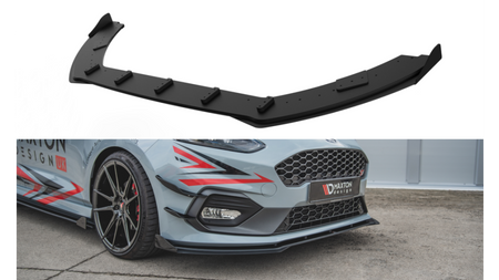 Splitter Ford Fiesta VIII ST ST-Line przód Racing Durability + Flaps Black