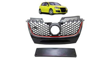 Grill Volkswagen Golf V Red Strip
