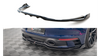 Central Rear Splitter (with vertical bars) V.2 Porsche 911 Carrera Aero / Carrera GTS 992 Gloss Black