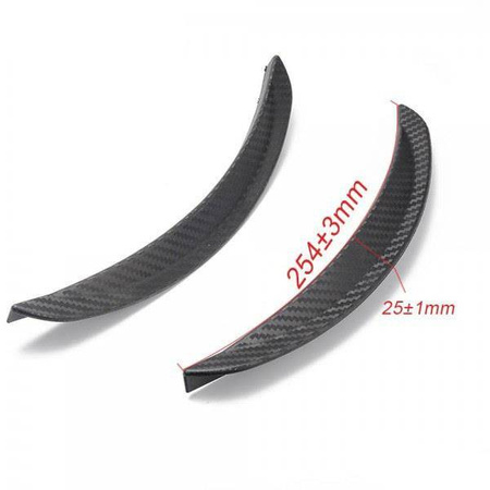 Flares uniwersalne 10" Fender Carbon Look