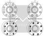 CNC Flywheel for conversion Mercedes-Benz M113 M156 AMG - BMW M57N M57N2 GS6-53DZ HGU HGK / N54 GS6-53BZ 184mm 7.25" (P)