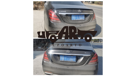 Spoiler Mercedes-Benz S W222 Lip Gloss Black