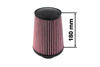 TurboWorks Air Filter H:180 DIA:80-89mm Purple