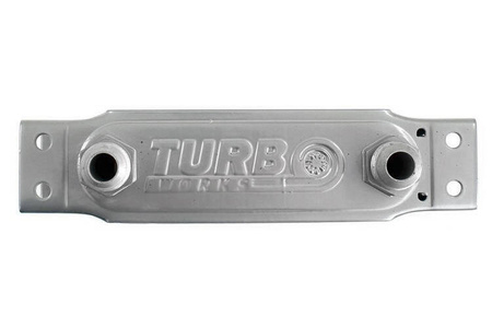 TurboWorks Oil Cooler Kit Slim 19-rows 140x150x50 AN10 Silver