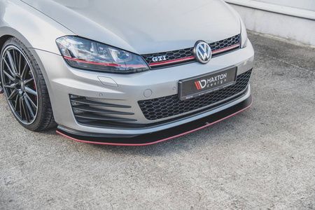 Splitter Volkswagen Golf 7 GTI przód Racing Durability Black