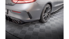 Splitter Mercedes-Benz C C205 C43 Facelift Tył Boczne Street Pro Black-Red