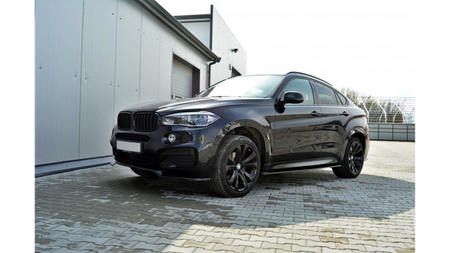 Diffuser BMW X6 F16 M-Pack Side Skirts Gloss Black