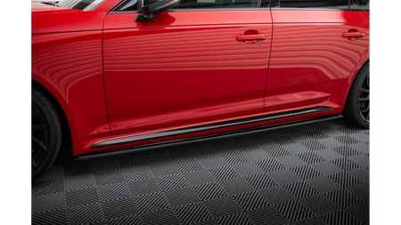 Diffuser Audi RS4 B9 Side Skirts Gloss Black