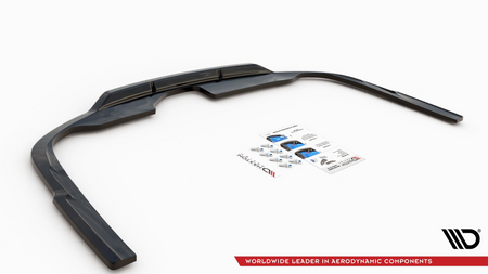 Splitter Audi A6 C8 S-Line Avant Tył Środkowy Gloss Black