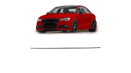 Spoiler Audi A3 8V Lip Matt Black