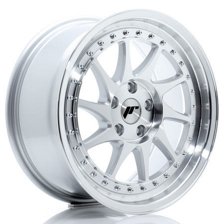 JR Wheels JR26 17x8 ET35 5x112 Silver Machined Face