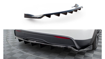 Splitter Tesla Model X Facelift Tył Środkowy z Dyfuzorem