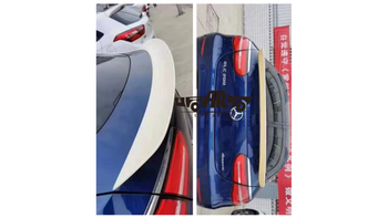 Spoiler Mercedes-Benz GLC C253 Lip Gloss Black