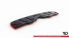 Splitter Subaru WRX STI Tył Środkowy v.2 Red + Gloss Black