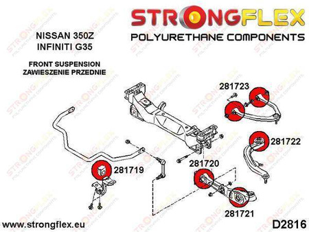 Front anti roll bar bush