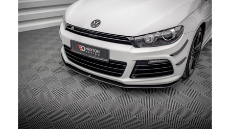 Splitter Volkswagen Scirocco III R Front Pro Black