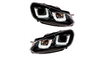 Lights Volkswagen Golf VI Front DRL Black