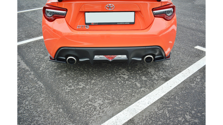 Splitter Toyota GT86 Facelift Tył Boczne v.1 Gloss Black