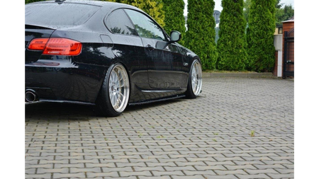 Dokładka BMW 3 E92 Facelift M-Pack Progi Gloss Black