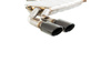 Exhaust Muffler Silencer suitable for AUDI A3 (8V) Sportback 2013-2019 with Black Tips only for S-Line
