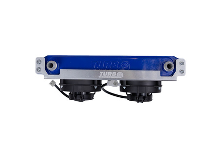 Cooling Plate TurboWorks Chłodnicy Oleju 10 rzędowej Race 4 calowy wentylator Dual