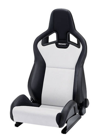 Racing Seat Recaro Sportster CS with heating Artificial leather Black / Dinamica Silver