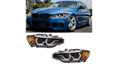 Lights BMW 3 F30 F31 Front Xenon Black DRL