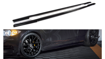 SIDE SKIRTS DIFFUSERS BMW 1 E81/ E87 FACELIFT Gloss Black