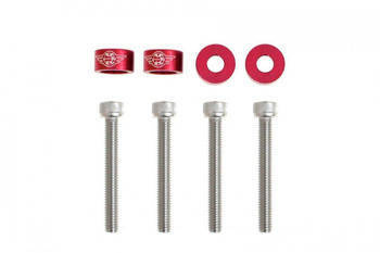 Decorative screws washers M6x1.0 45mm JDM Red