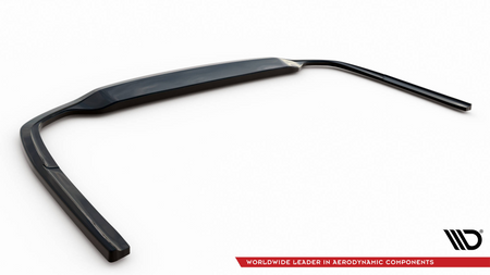Splitter Audi A6 C8 Tył Środkowy Gloss Black