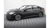 Diffuser Honda Civic X Side Skirts Street Pro Black-Red + Gloss Flaps