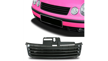 Grill Volkswagen POLO IV Black bez znaczka