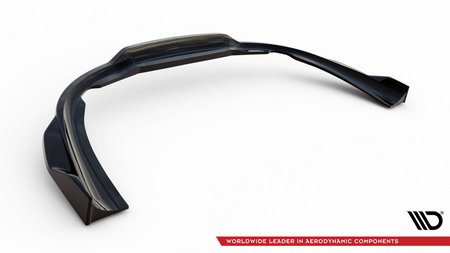 Central Rear Splitter (with vertical bars) V.2 Porsche 911 Carrera Aero / Carrera GTS 992 Gloss Black